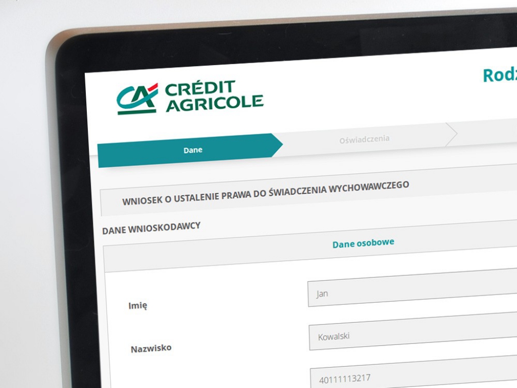 Rodzina 500+ Credit Agricole